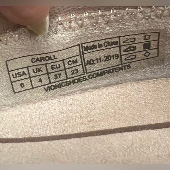 Vionic Carol Tan Leather Ballet Flats - Picture 8 of 10